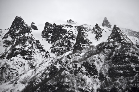 Gorgeous snow cold Himalayan peaksの写真素材