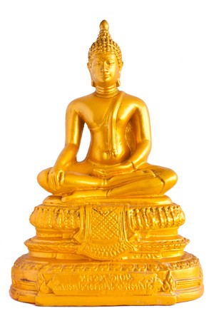 Thai buddha yellowの写真素材
