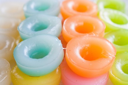 Thai dessert colorful.の写真素材