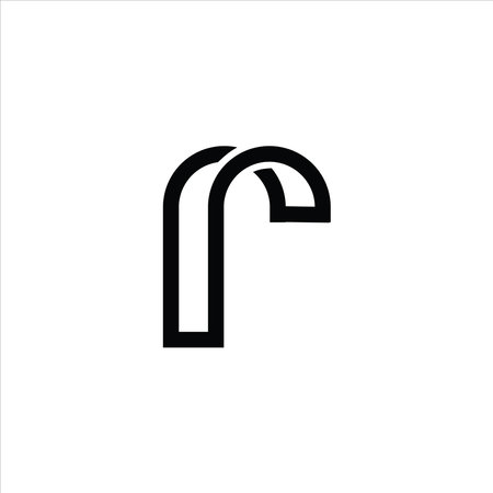 R icon vectorのイラスト素材