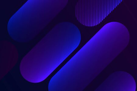 Colorful geometric background. Dynamic shapes composition.のイラスト素材