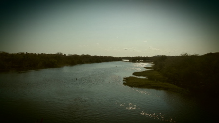 Moving water