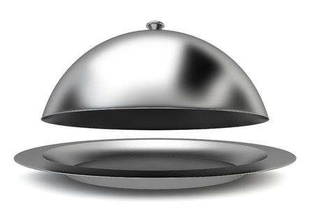 Cloche. 3d illustration on white background の写真素材