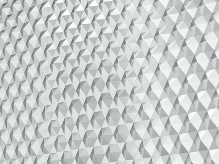 Abstract geometric pattern. 3d illustration isolated on white background
