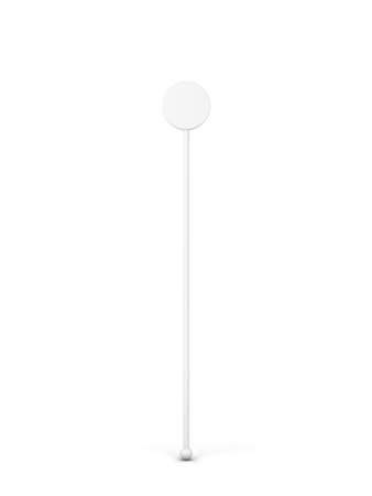 Cocktail stirrer. 3d illustration isolated on white backgroundの写真素材