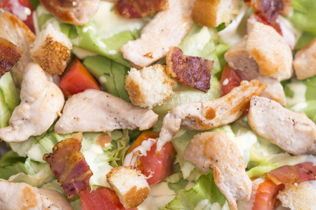 Caesar saladの写真素材