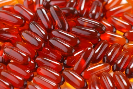 Composition with capsules of dietary supplements, lecithin