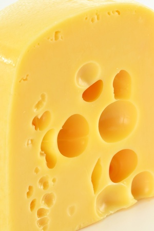 Composition with piece of cheese. Dairy productの写真素材