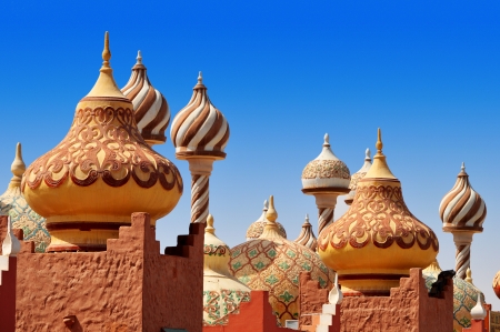 Traditional Arabic architecture in Egyptの写真素材