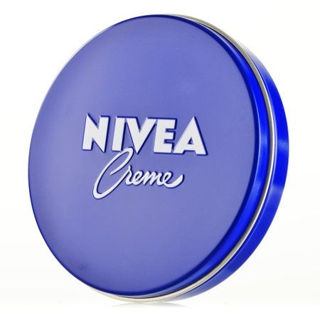 Nivea global skin- and body-care brand owned by the German company Beiersdorf のeditorial素材