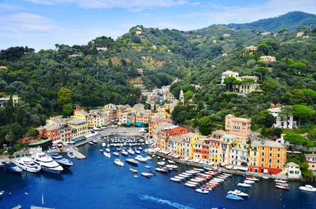 City of Portofino, Liguria, Italyの写真素材