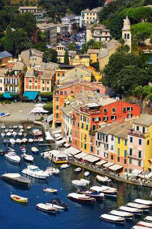 City of Portofino, Liguria, Italyのeditorial素材