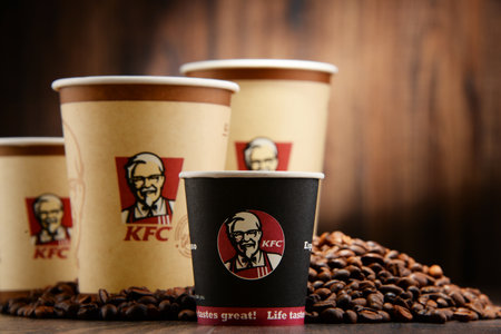 Coffee has become an important battleground for the most amazing fast-food companies. KFC is one of them.のeditorial素材