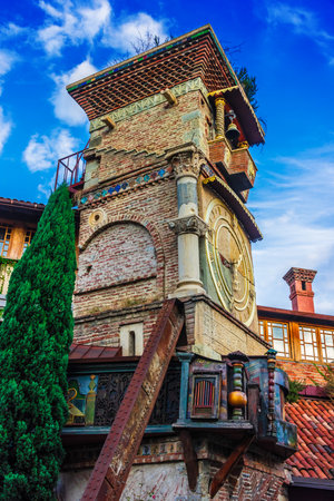 Rezo Gabriadze Marionette Theater of Tbilisi, Georgia.のeditorial素材