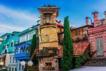 Rezo Gabriadze Marionette Theater of Tbilisi, Georgia.の写真素材