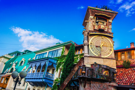 Rezo Gabriadze Marionette Theater of Tbilisi, Georgia.のeditorial素材