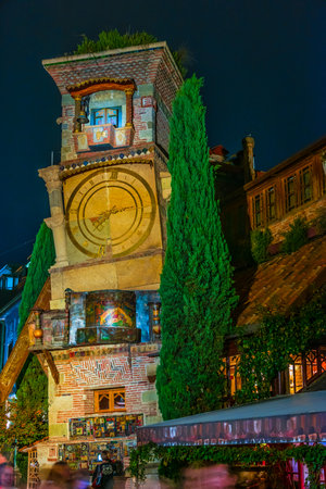 Rezo Gabriadze Marionette Theater of Tbilisi, Georgia.のeditorial素材