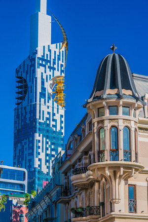 Architecture of Batumi in Autonomous Republic of Adjara, Georgia.の写真素材
