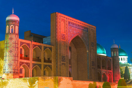 Kukeldash Madrasah, medieval madrasa in Tashkent, Uzbekistan.のeditorial素材