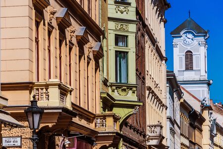 Famous Vaci street, the main shopping street in Budapest, Hungary