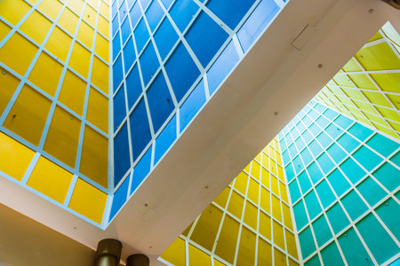 SINGAPORE - MAR 5, 2020: Interior of Millenia Walk Shopping Center in Singapore