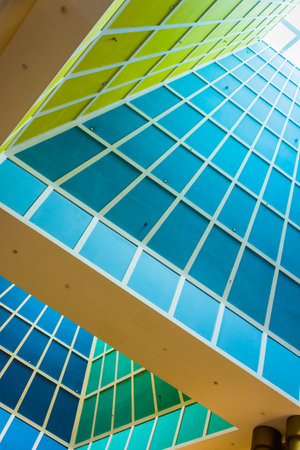 SINGAPORE - MAR 5, 2020: Interior of Millenia Walk Shopping Center in Singaporeのeditorial素材