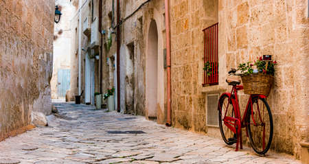 Historic architecture of Monopoli, Apulia, Italyの写真素材