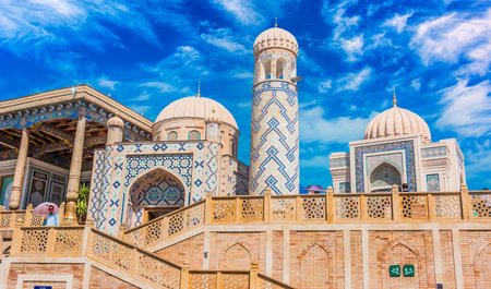 SAMARKAND, UZBEKISTAN - MAY 8, 2019: Memorial complex of Islam Karimov Samarkand, Uzbekistan.のeditorial素材