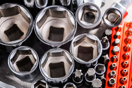 Composition with a variety of metal tools.