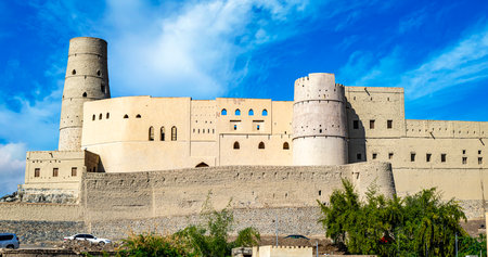 Bahla Fort in Ad Dakhiliyah Governorate, Omanの写真素材