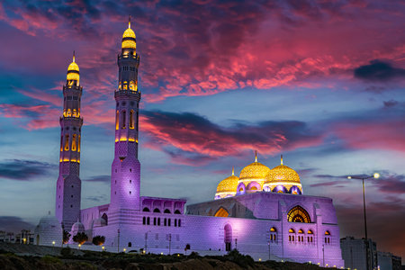 MUSCAT, OMAN - Mohammed Al Ameen Mosque in Muscat, Oman.