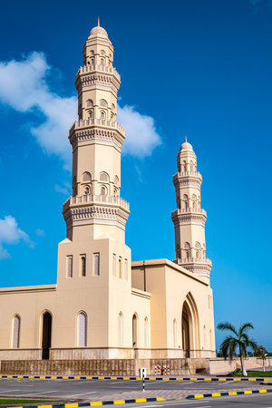 Sultan Qaboos Mosque in As Suwayq, Omanの写真素材