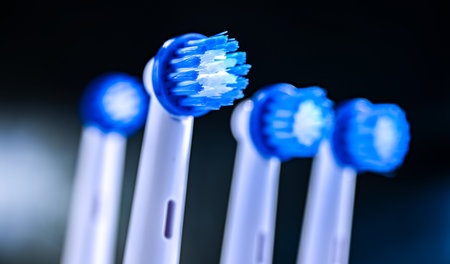 Rechargeable electric toothbrushes. Oral hygieneの写真素材