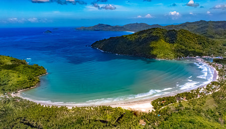Bucana Beach near El Nido, Palawan, Philippines.