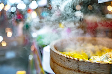 Street food sold at Ao Nang Landmark Night Market, Thailand.