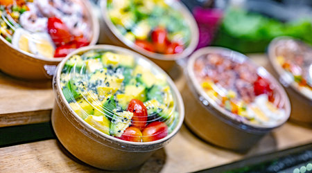 Street food sold at Ao Nang Landmark Night Market, Thailand.