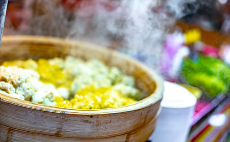Street food sold at Ao Nang Landmark Night Market, Thailand.