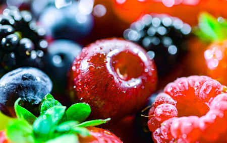 Composition with fresh ripe fruits. Fruitarian diet.