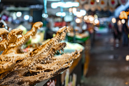 Street food sold at Ao Nang Landmark Night Market, Thailand.