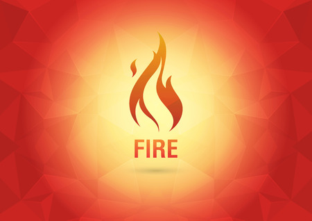Abstract Wallpaper with the fire  Element of the world  Creative marketing のイラスト素材