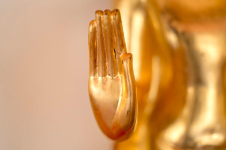 Hand of Buddhaの写真素材