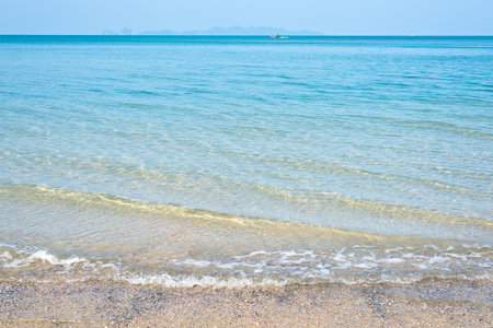 sea and sky blueの写真素材