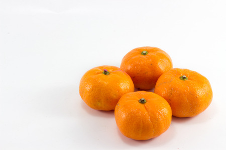 orange  isolated on whiteの写真素材