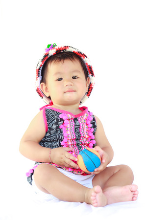Baby Cute Baby Girl Portraitの写真素材