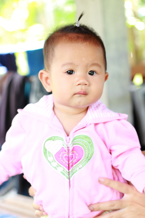 Baby Cute Baby Girl Portraitの写真素材