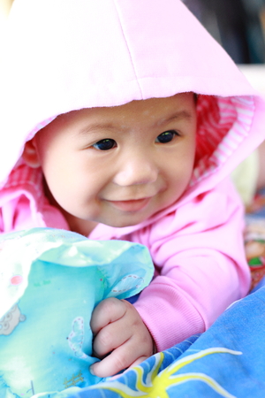 Baby Cute Baby Girl Portraitの写真素材