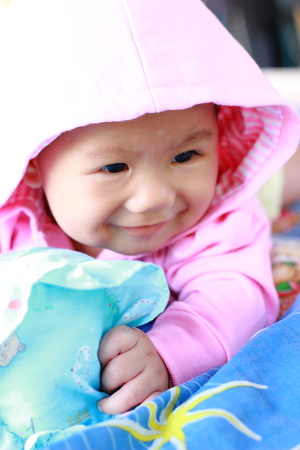 Baby Cute Baby Girl Portraitの写真素材