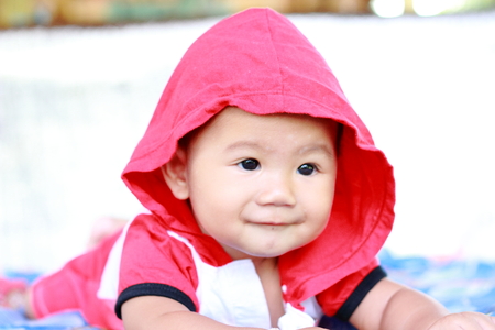 Baby Cute Baby Girl Portraitの写真素材