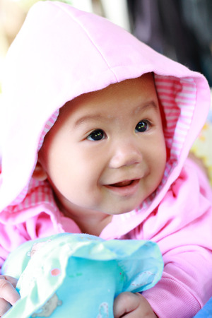 Baby Cute Baby Girl Portraitの写真素材