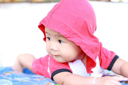 Baby Cute Baby Girl Portraitの写真素材